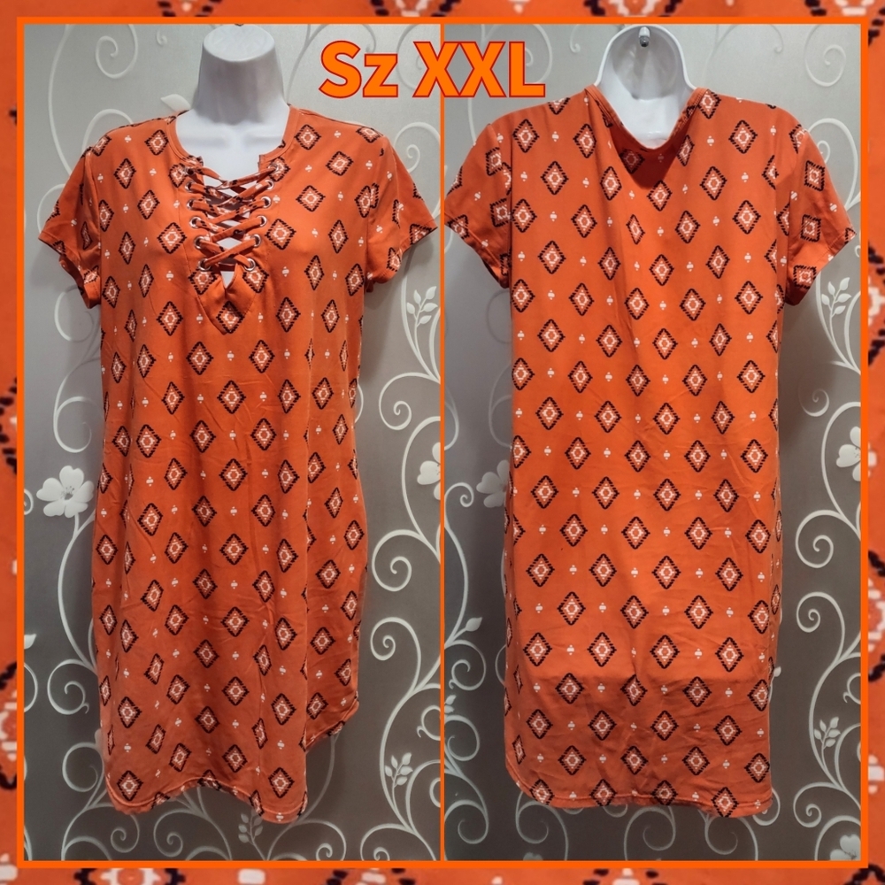 WOMENS COMFY PLUS SIZE XXL SUMMER DRESS